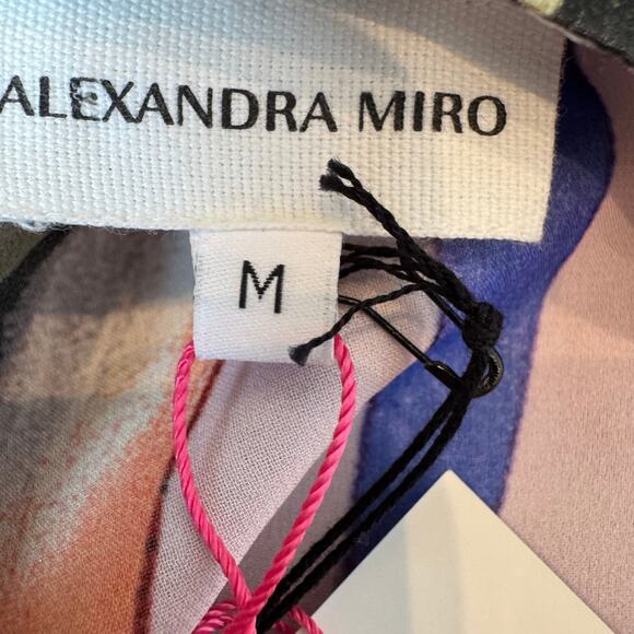 Alexandra Miro Penelope Beach Chiffon Maxi Skirt- Bird of Paradise NEW Medium - Picture 6 of 12